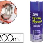 pegamento scotch spray mount 200 ml adhesivo reposicionable por tiempo limitado 200 ml