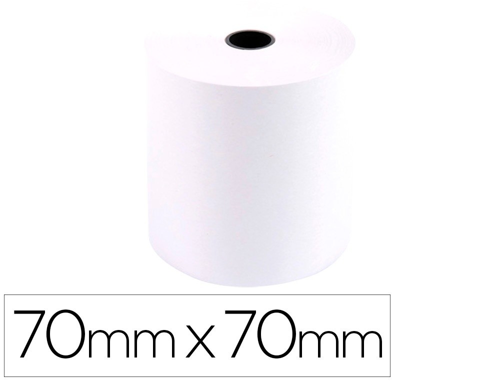 rollo sumadora exacompta electro offset 70 mm x 70 mm 60 g m2 pack indivisible 10 uds