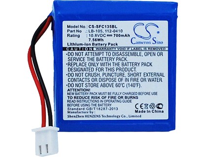 bateria de litio safescan lb 105 recargable para safescan 155 s