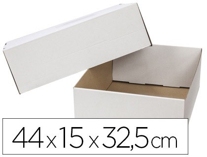 caja de envio con tapa y fondo 430x320x150 mm