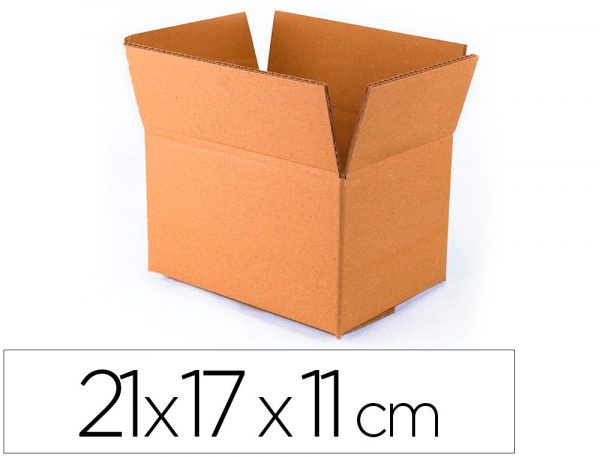 caja para embalar q connect fondo automatico medidas 210x170x110 mm espesor carton 3 mm