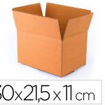 caja para embalar q connect fondo automatico medidas 300x215x110 mm espesor carton 3 mm