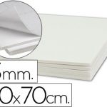 carton pluma liderpapel adhesivo 1 cara 50x70 cm espesor 3 mm