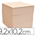 taco papel liderpapel encolado 92x102 mm crema