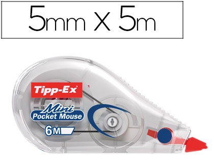 Corrector Tipp-ex cinta mini mouse 5 mm x 6 m. (24466)