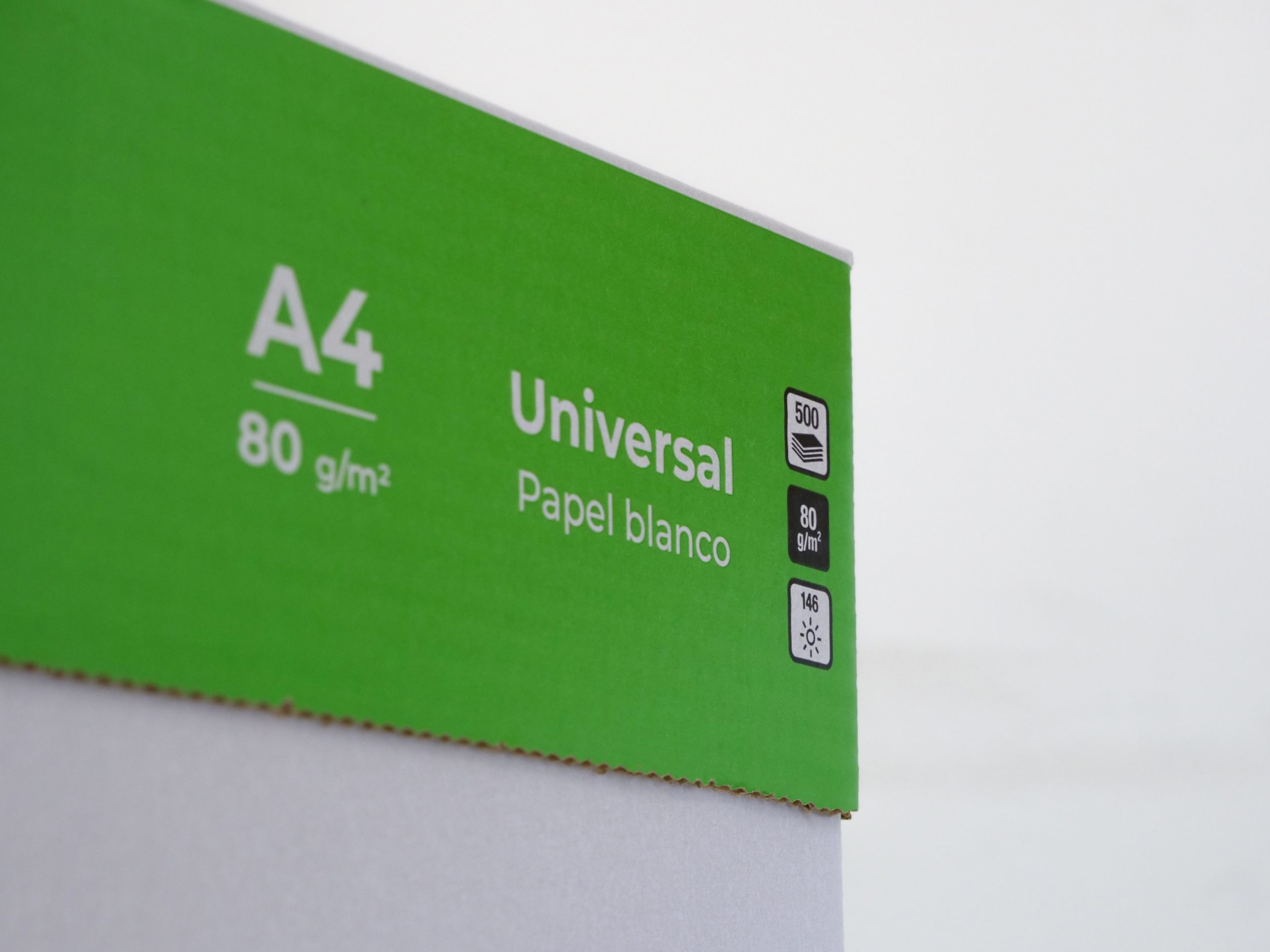 HP Office - Caja con 5 paquetes de 500 folios (2500 folios, A4, 80 g/m²),  color blanco : : Oficina y papelería